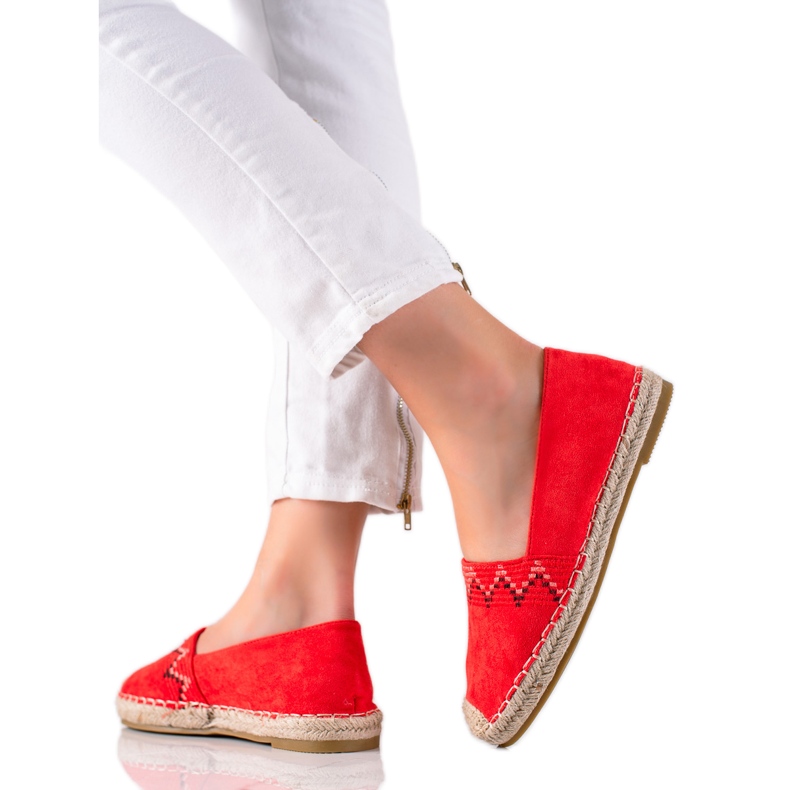Lucky Shoes Alpargatas Con Estampado rojo