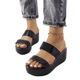 Zapatillas negras en la plataforma Marlien negro