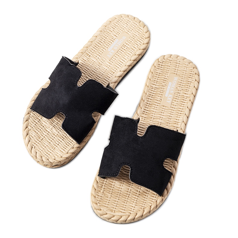 Pantuflas Nadja negras para mujer negro