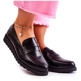 Mocasines Piel La.Fi Negro Alannah