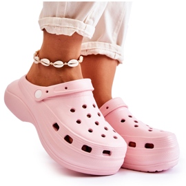 FS1 Pantuflas De Espuma Mujer Crocs Rosa Coline