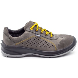 ŁUKPOL Zapatos de trabajo para hombre Techwork 1128PP, gris ['gris']