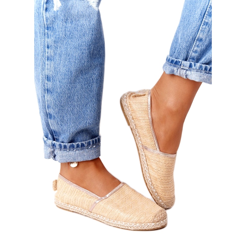 Alpargatas Con Suela De Paja Lu Boo Beige Alpargatas Con Suela De Paja Lu Boo Beige
