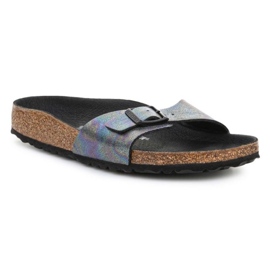 Birkenstock Madrid W 1021353 Negro iridiscente púrpura azul multicolor