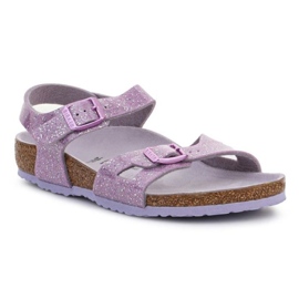 Sandalias Birkenstock Rio Kids 1022169 Cosmic Sparkle Lavender púrpura
