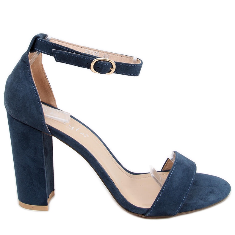 Sandalias de tacón de Ariel Navy azul marino
