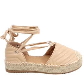 Alpargatas tobilleras Freesia Beige