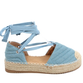 Alpargatas tobilleras Azul Fresia