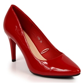 AEROBIE Zapatos de tacón lacado rojo W Sergio Leone