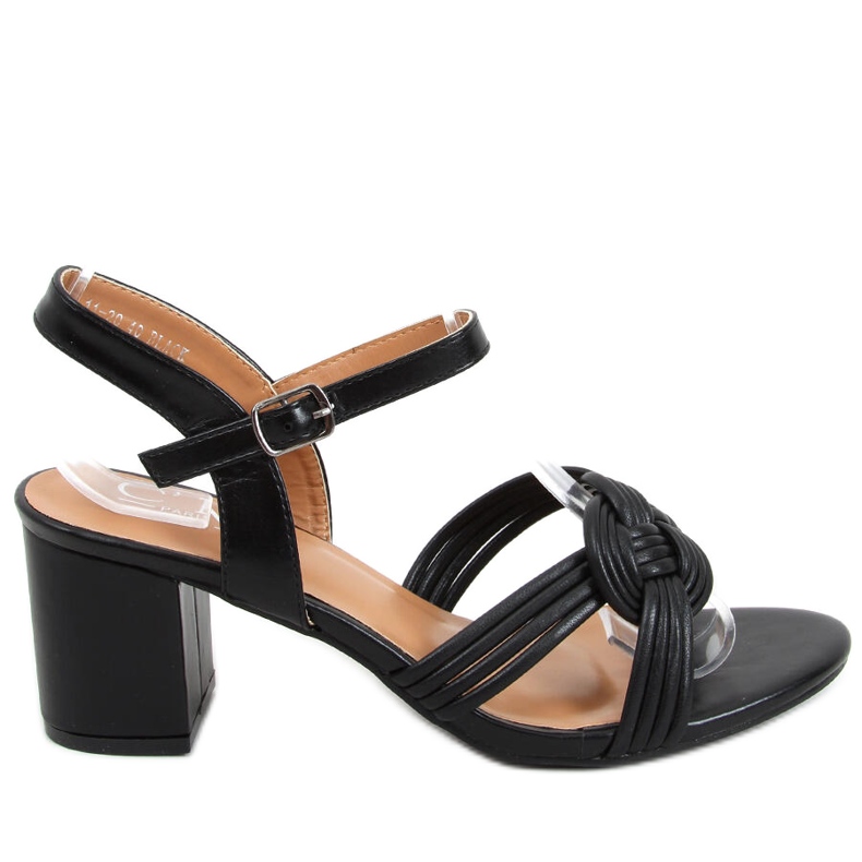Sandalia tacón Jessa Negro Sandalia tacón Jessa Negro