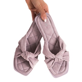 Marquiz Zapatillas de gamuza púrpura