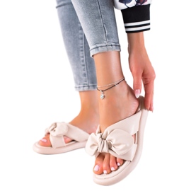 Seastar Zapatillas con lazo beige