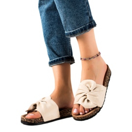 Seastar Cómodas chanclas casuales beige