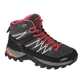 CMP Rigel Mid W 3Q12946-67UL zapatos negro gris