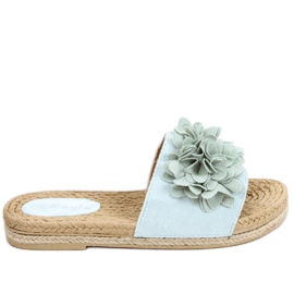 Zapatillas casa Floral fiesta Verde Primrose