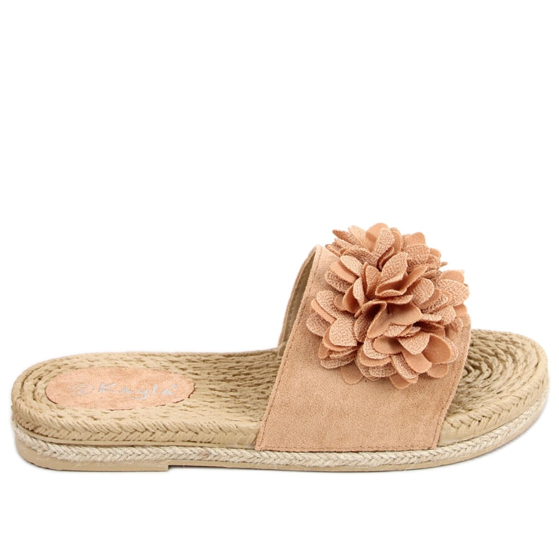 Pantuflas fiesta floral Primrose Camel beige Pantuflas fiesta floral Primrose Camel beige