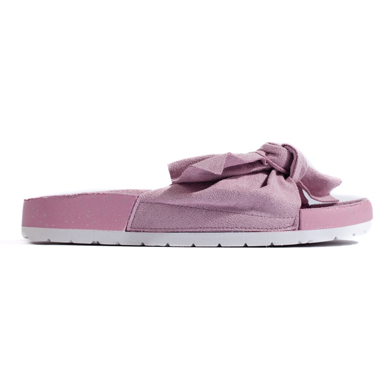 SHELOVET Zapatillas de moda con lazo. rosado
