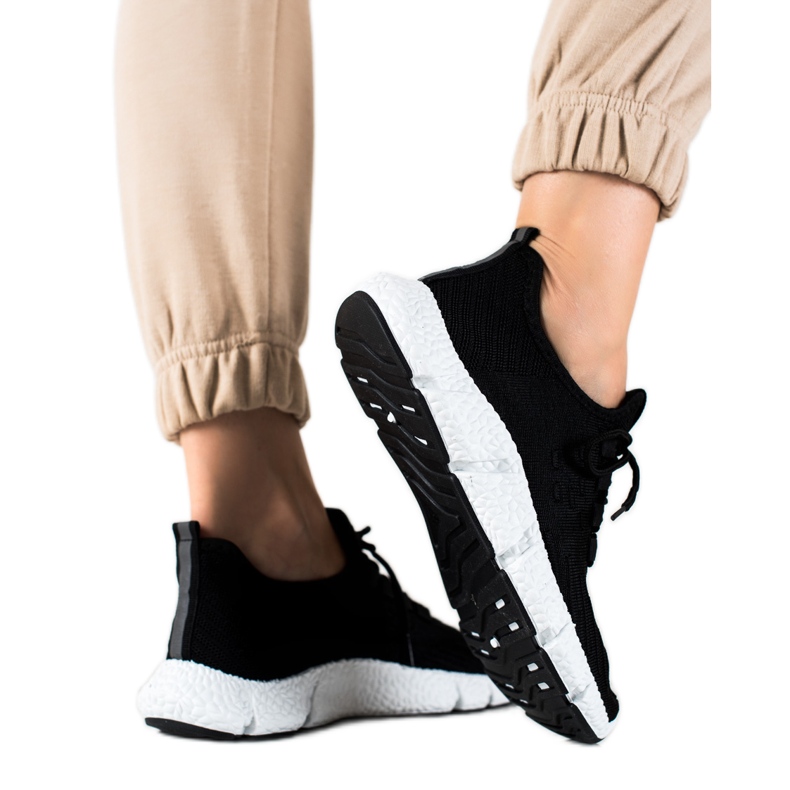 SHELOVET Zapatillas deportivas negras negro