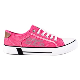 DK zapatillas de deporte de los hombres rojo