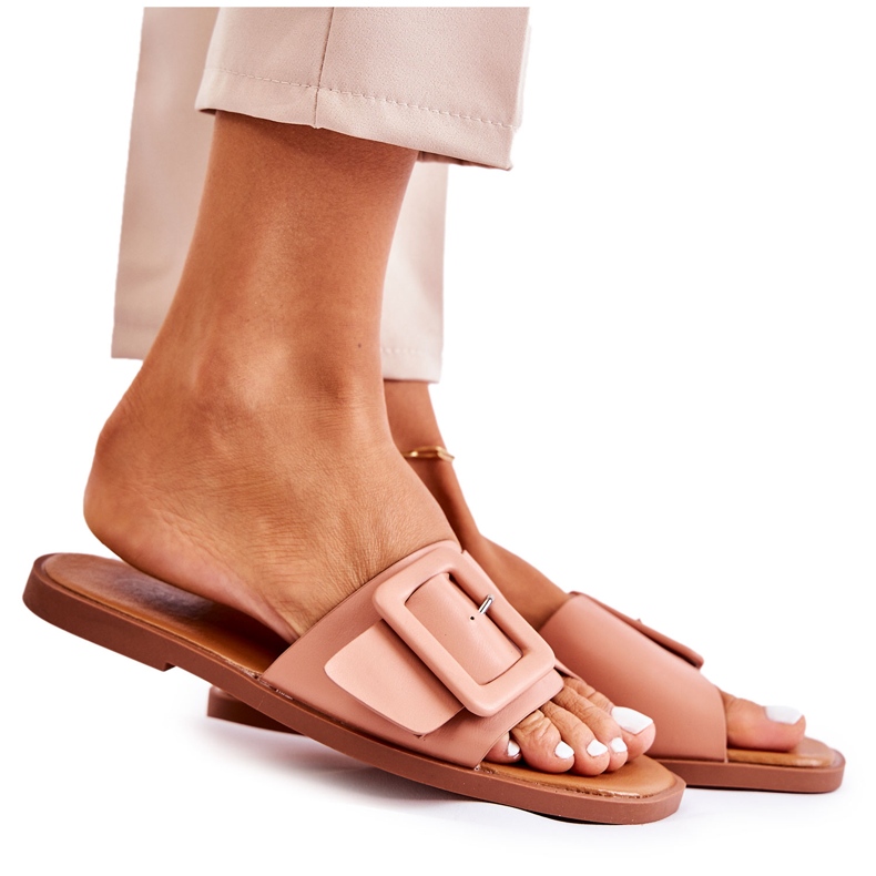 Pantuflas De Mujer De Moda Para El Verano Rosa Sylvia rosado