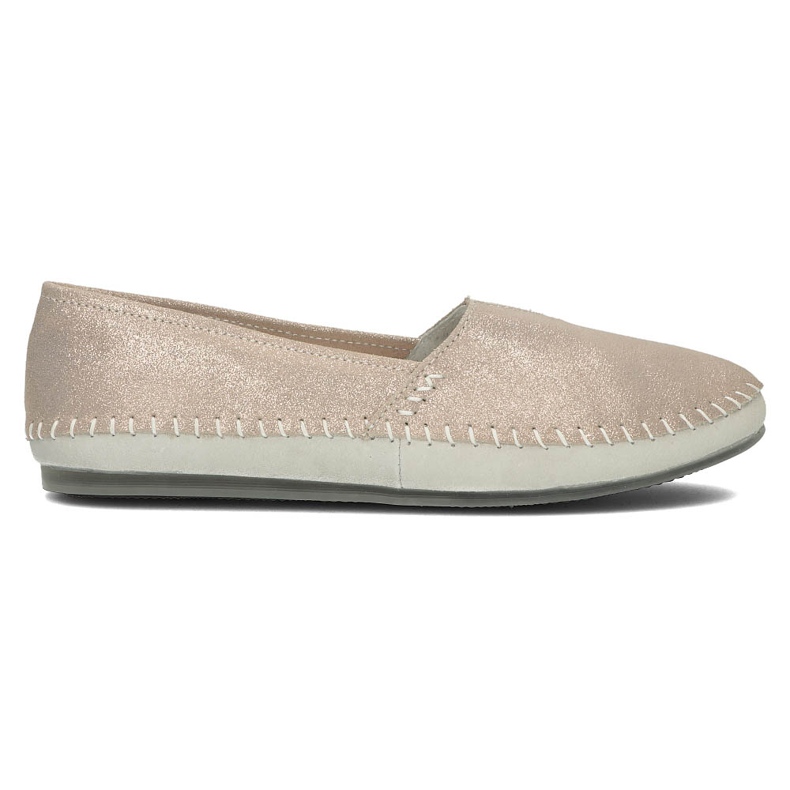 Zapatos de piel Filippo DP031/22 Go dorado gris