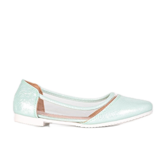 BM Bailarinas infantiles lacadas menta Liisi verde