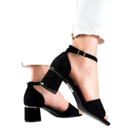 Seastar Sandalias elegantes con tacones altos negro Seastar Sandalias elegantes con tacones altos negro