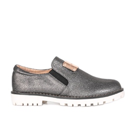 Zapatos negros metalizados para niños de Haalen