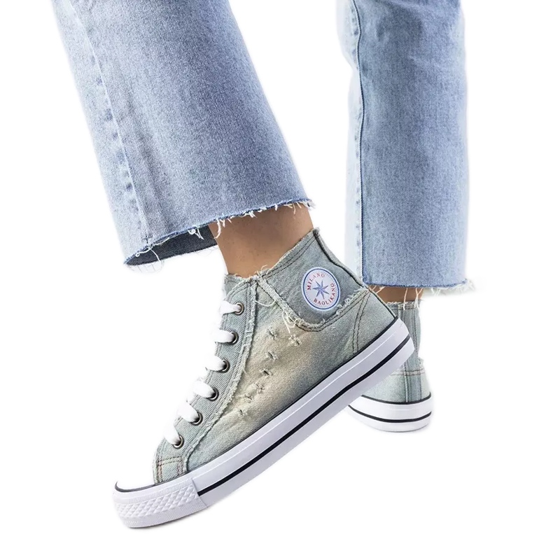 Zapatillas vaqueras Oliveira azul