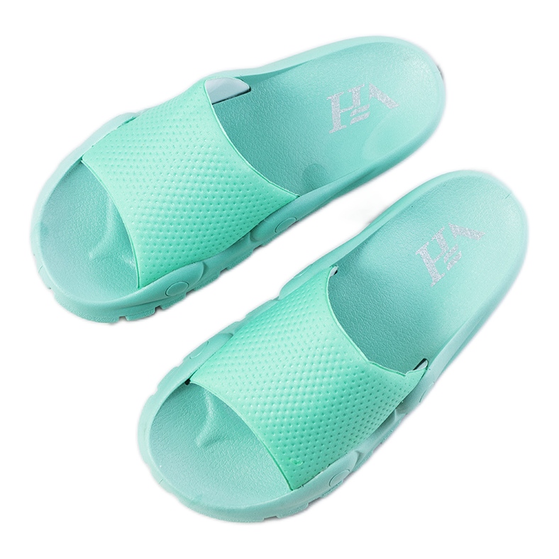 Babuchas Distant verdes para mujer