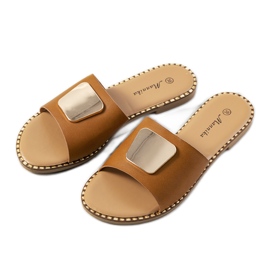 Pantuflas marrones Synan de mujer marrón