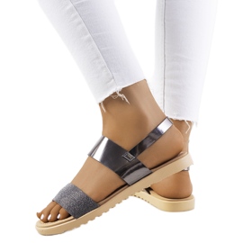 Sandalias plateadas de mujer Laval plata Sandalias plateadas de mujer Laval plata