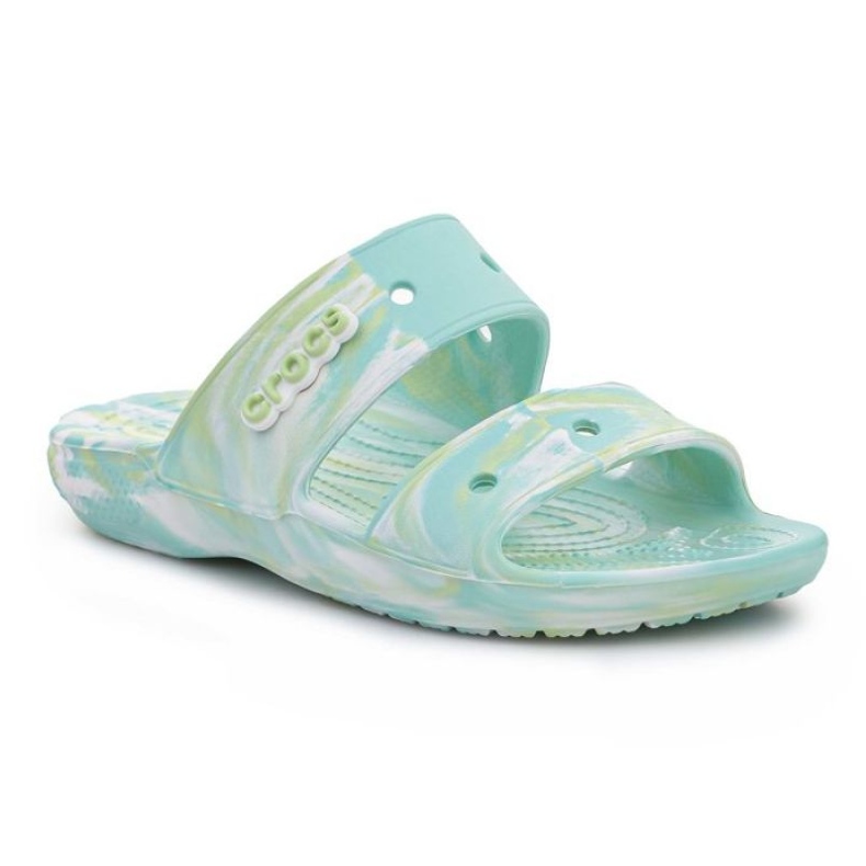 Sandalia jaspeada clásica Crocs W 207701-4SU azul