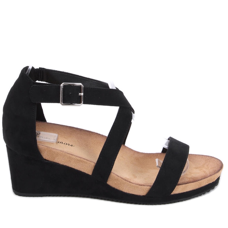 Sandalias cuña Ashlyn Negro