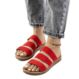 Pantuflas Cremik de mujer rojas rojo