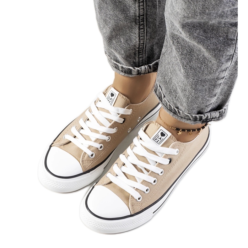 Deportivas clásicas mujer Kolind beige