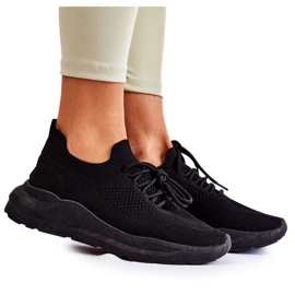 FK2 Zapatos Deportivos Mujer, Sin Cordones Negro Livia