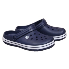 Zapatillas de piscina American Club M AM639B azul marino
