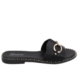 Zapatillas casa mujer Kettle Negras negro