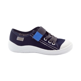 Zapatillas de deporte para niños, nabos, Befado 251x047 blanco multicolor azul gris