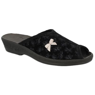 Zapatillas de mujer Befado con flores PU 581d198 negro