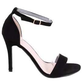 Sandalias negras de tacón alto Sheila negro