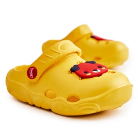BEFADO S.A. Pantuflas Infantiles Kroks Miś Befado 159X107 Amarillo
