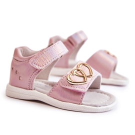 PE1 Sandalias Infantiles Con Velcro Rosa Catia ['rosa']