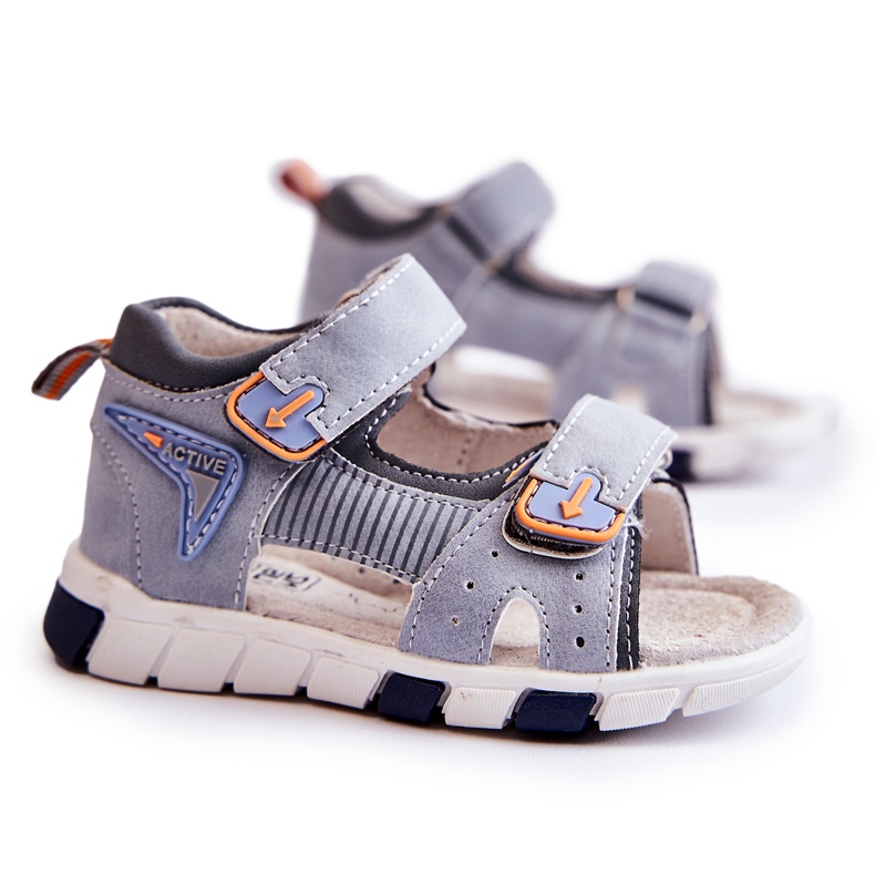PE1 Sandalias Infantiles Cómodas Gris Samell ['gris']