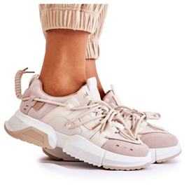 Sneakers Zapatos deportivos para mujer Camel Someday beige