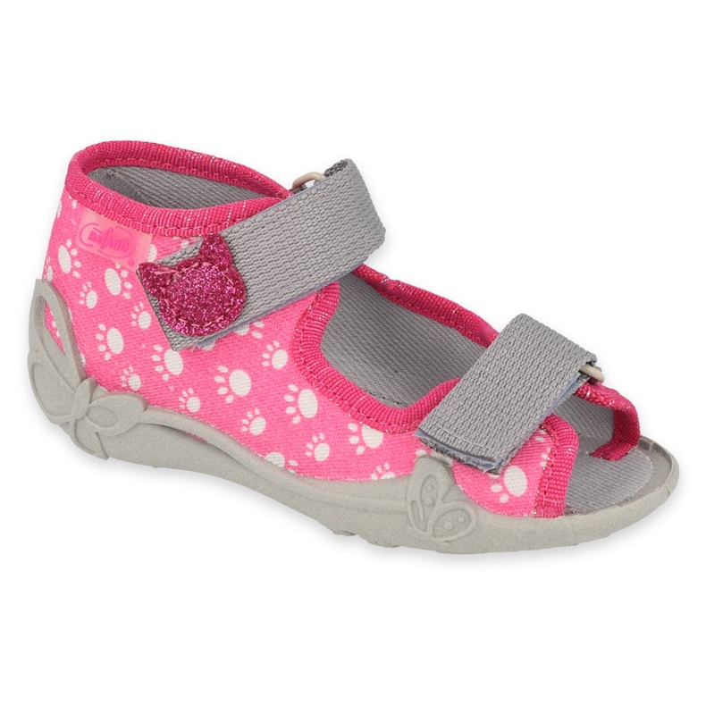 Zapatos befado niño 242P108 rosado gris