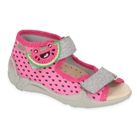 Zapatos befado niño 342P045 rosa plata