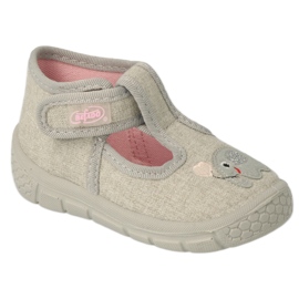 Zapatos befado niño 531P103 rosa gris