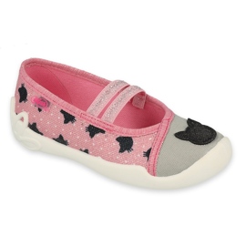 Zapatos befado niño 116X301 rosa gris